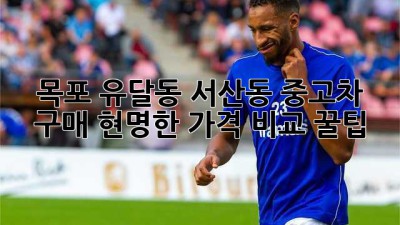 목포 유달동, 서산동 중고차 구매💰 현명한 가격 비교 꿀팁!